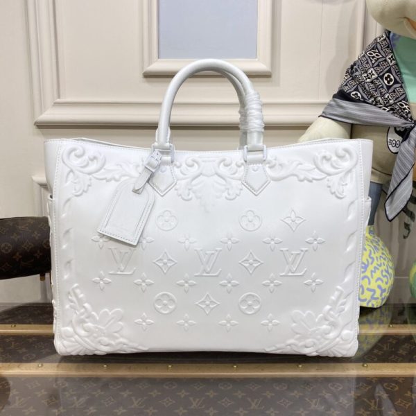 Louis Vuitton Sac Plat 24H blanc — réplique