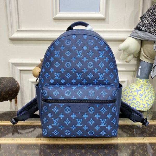 Louis Vuitton Discovery sac à dos bleu clair — réplique