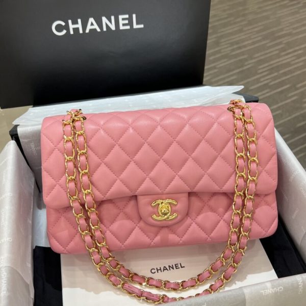 CHANEL Classic Flap 25cm rose — réplique