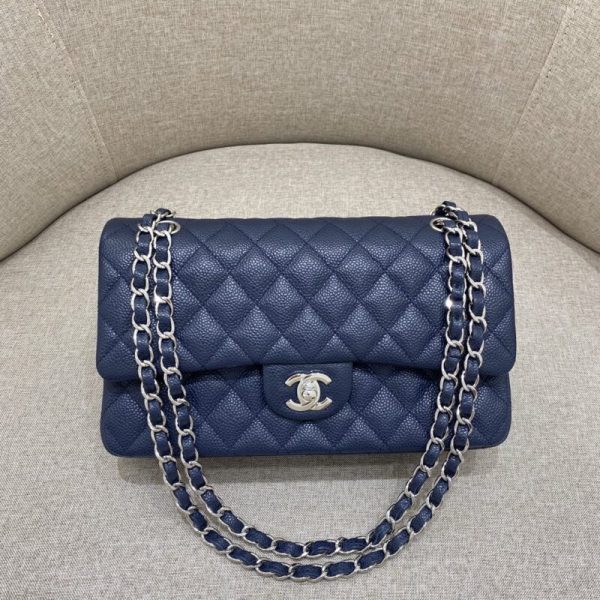 CHANEL Classic Flap 25cm Sea bleu — réplique