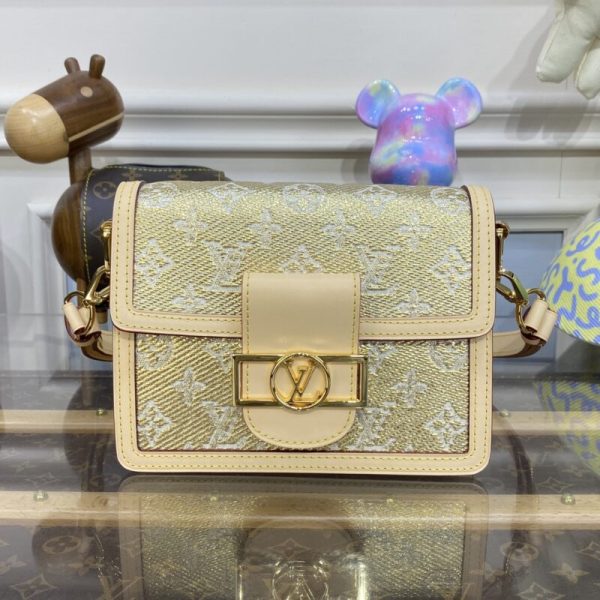 Louis Vuitton Dauphine Mini Tan — réplique