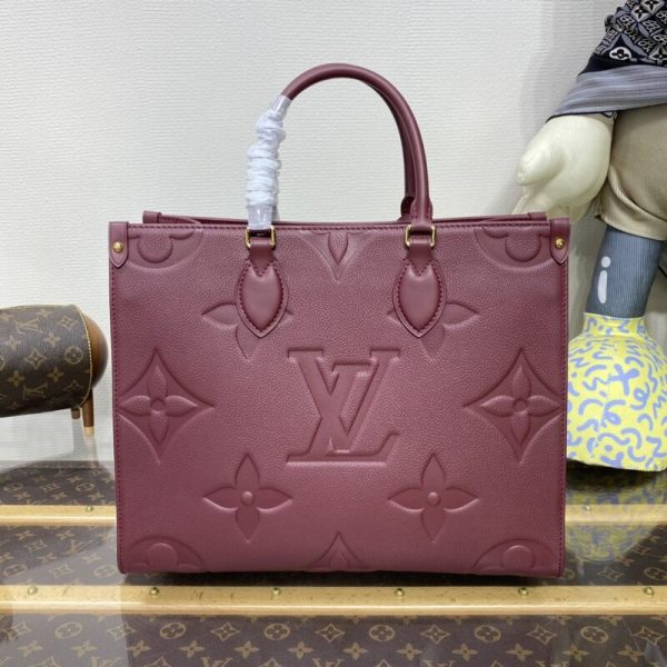 LV Onthego Bordeaux — réplique