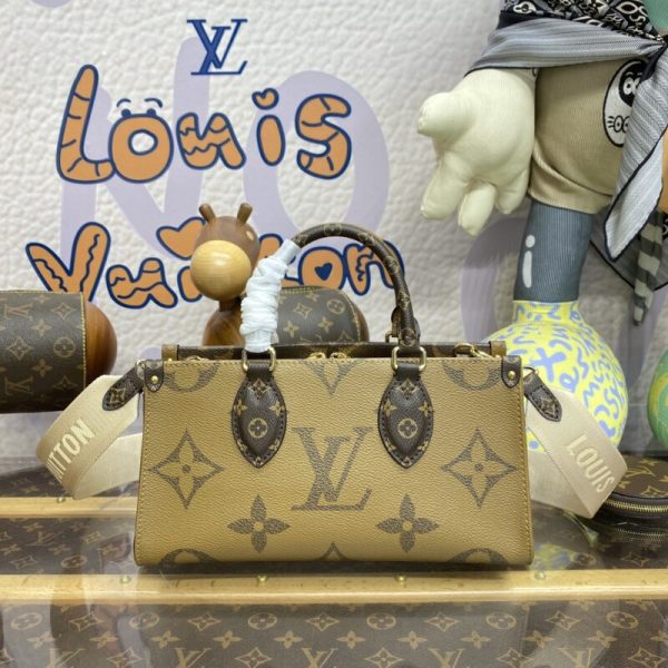 LV Onthego East West marron — réplique