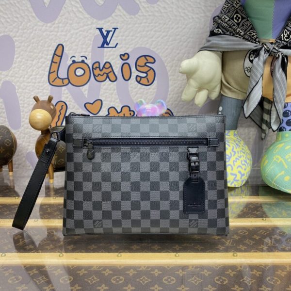 Louis Vuitton Takeoff pochette noir Grid — réplique