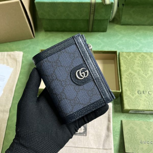 Gucci Ophidia Compact portefeuille noir — réplique