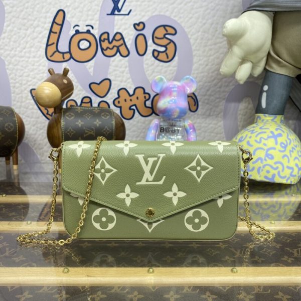 Louis Vuitton Félicie Pochette vert — réplique