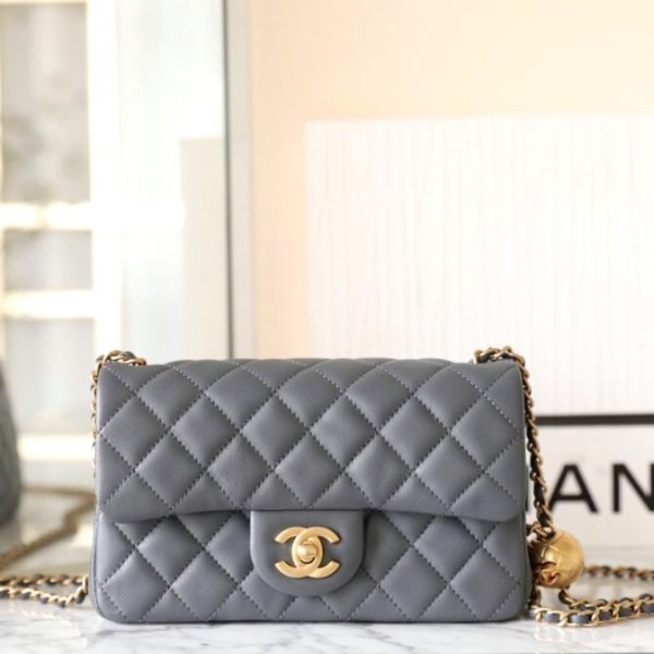 CHANEL CF 20cm Golden Ball gris — réplique