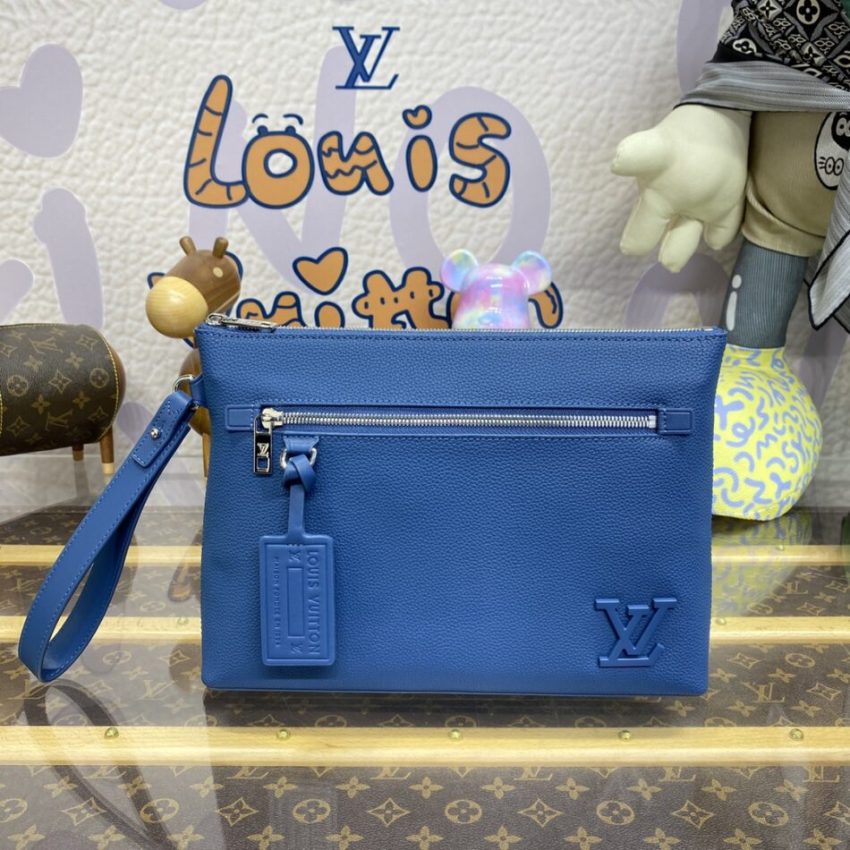 Louis Vuitton Takeoff pochette bleu — réplique