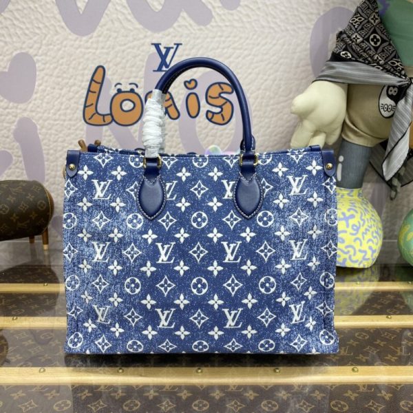 LV Onthego bleu Denim — réplique
