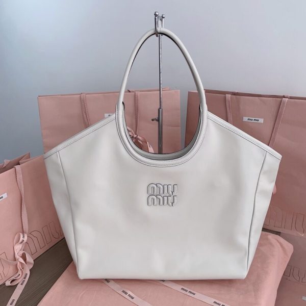 Miu Miu Ivy cabas blanc — réplique