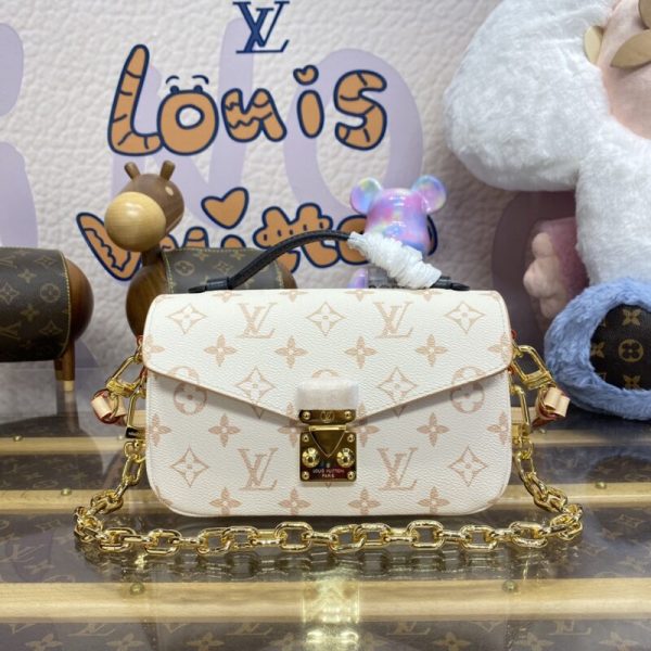 Louis Vuitton Pochette Metis East West rose — réplique