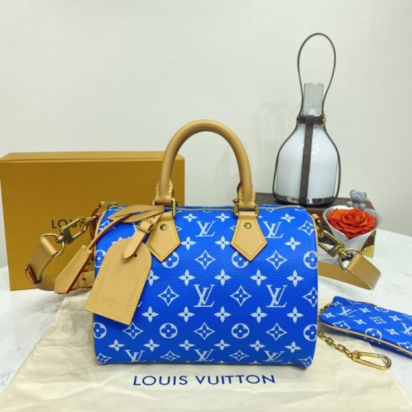 Louis Vuitton Speedy P9 Bandouliere 25 bleu — réplique
