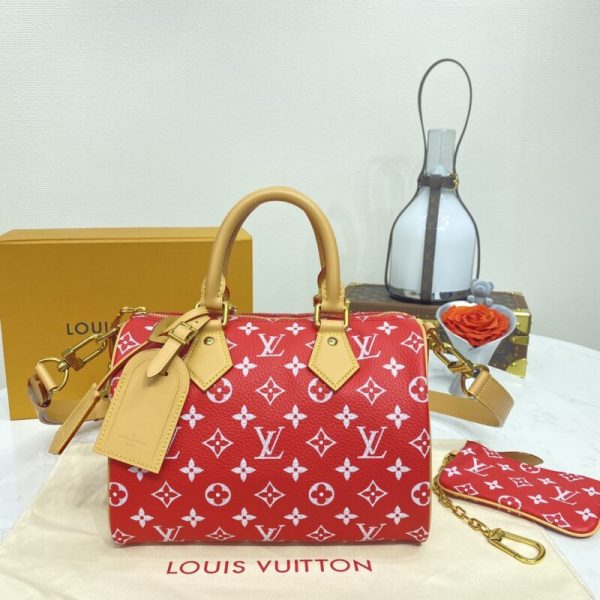 Louis Vuitton Speedy P9 Bandouliere 25 rouge — réplique
