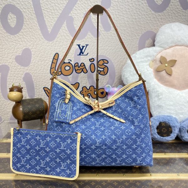 Louis Vuitton Carry All MM Denim — réplique