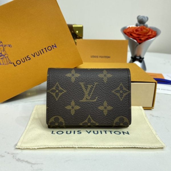 Louis Vuitton Envelope porte-cartes marron — réplique