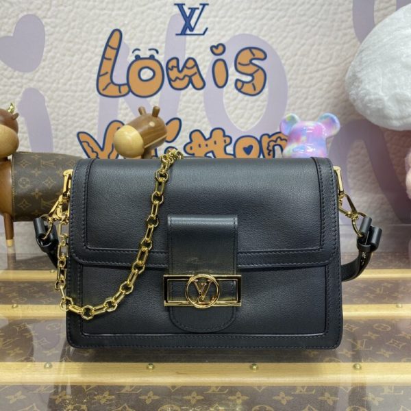 Louis Vuitton Dauphine MM noir — réplique