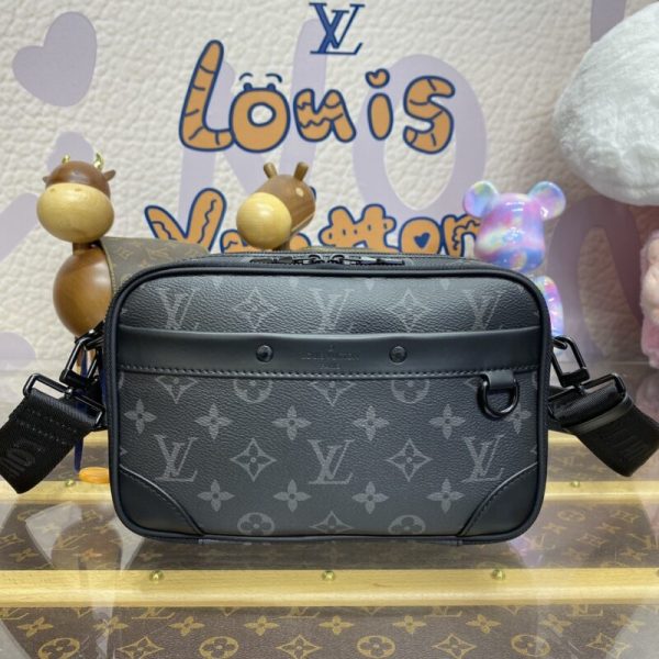 Louis Vuitton Alpha besace noir toile — réplique
