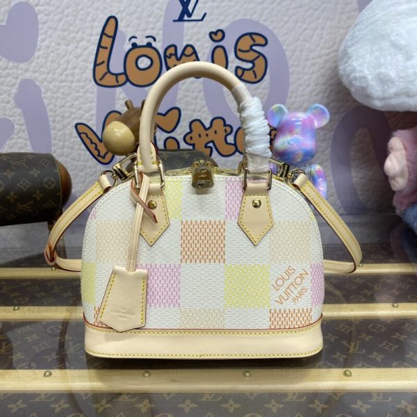 Louis Vuitton Alma Bb Checkered — réplique