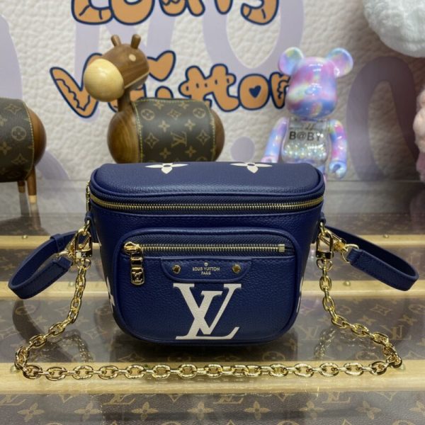 Louis Vuitton Bumbag Mini bleu — réplique