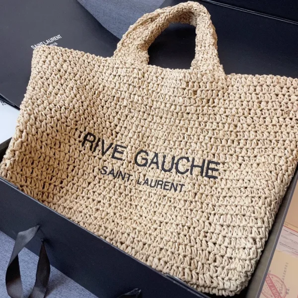 Cabas Saint Laurent Rive Gauche lin — réplique
