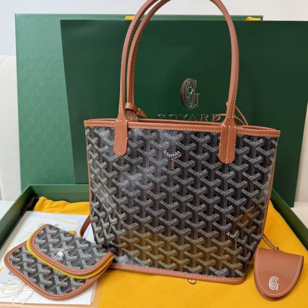 Modèle Goyard mini Anjou coloris marron — réplique