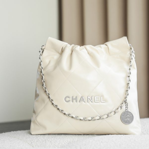 Chanel 22 moyen format sac Ivory — réplique