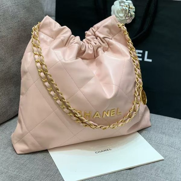 Chanel 22 moyen format sac Pale rose — réplique