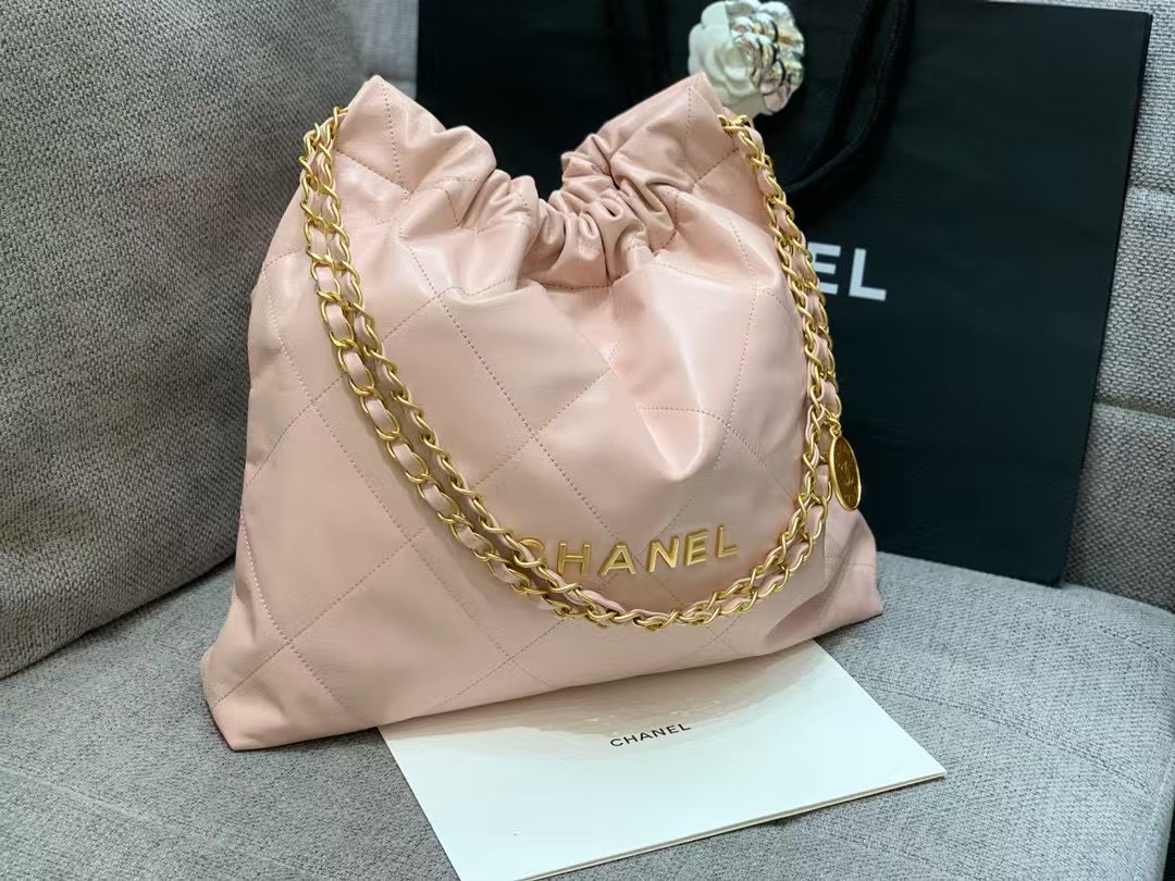 Chanel 22 moyen format sac Pale rose — réplique