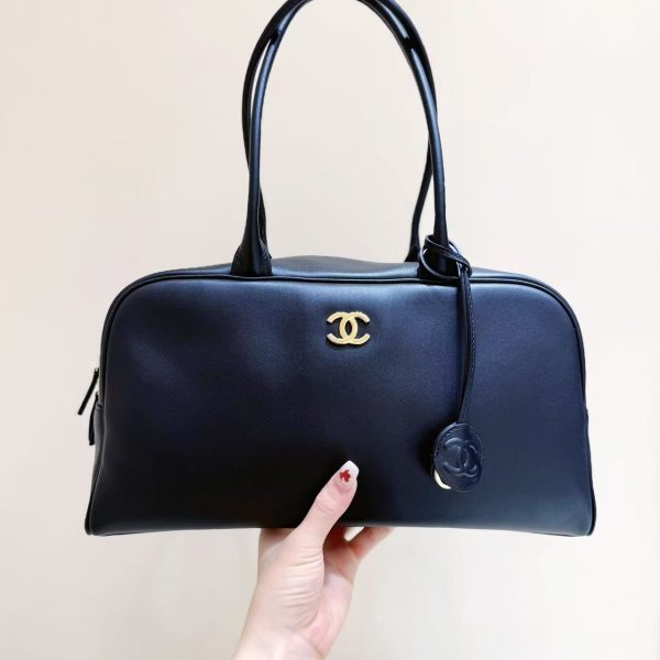 Chanel grand format Bowling sac noir — réplique