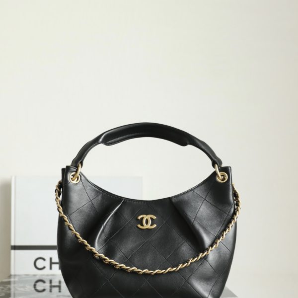 Chanel 26C moyen format Hobo noir — réplique
