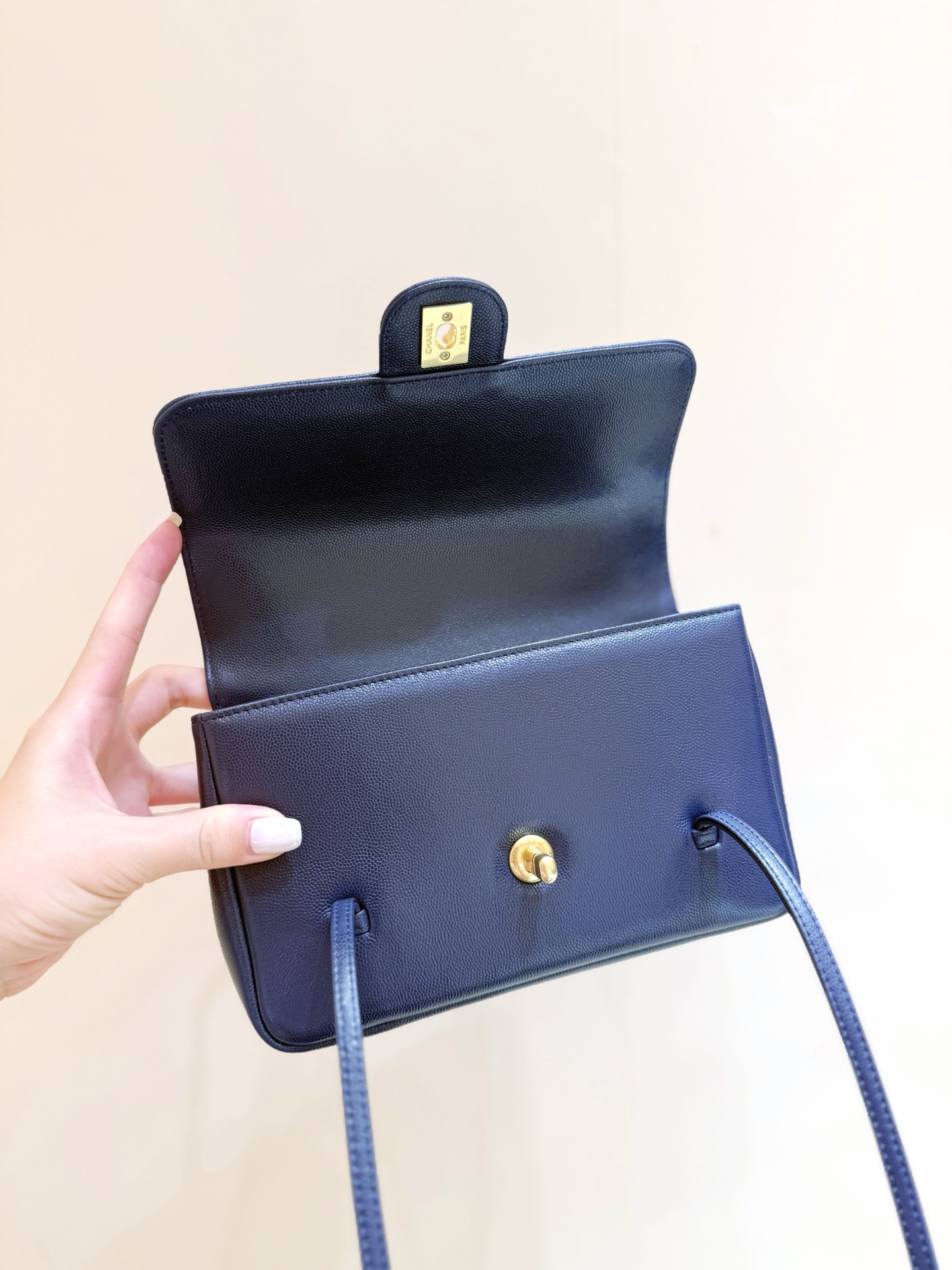 Chanel Preppy Coco 26 sac noir — réplique – Image 4