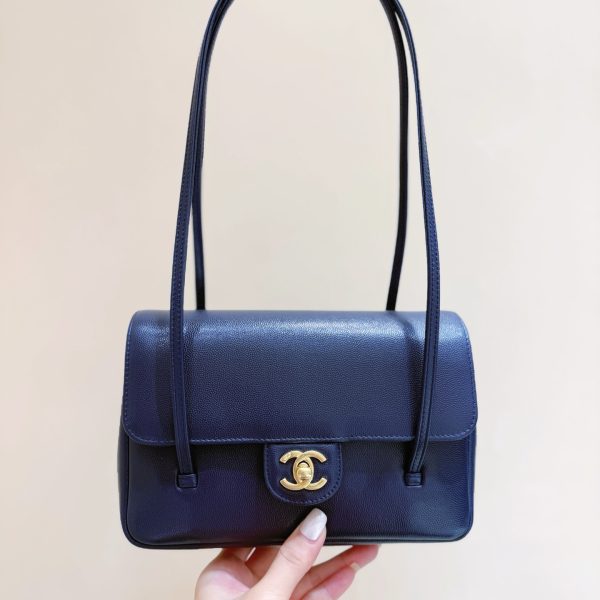 Chanel Preppy Coco 26 sac noir — réplique
