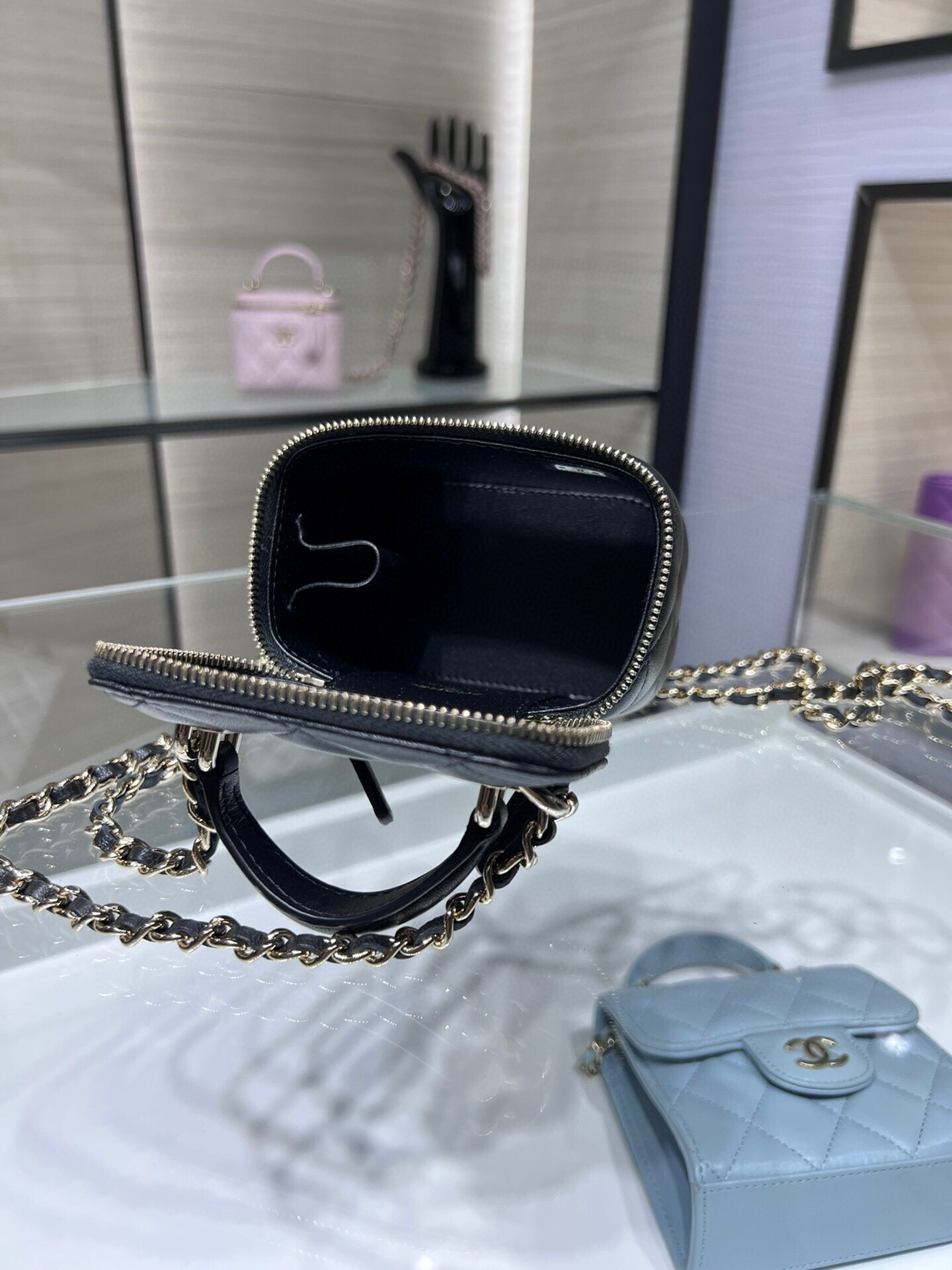Chanel Mini Vanity noir — réplique – Image 2