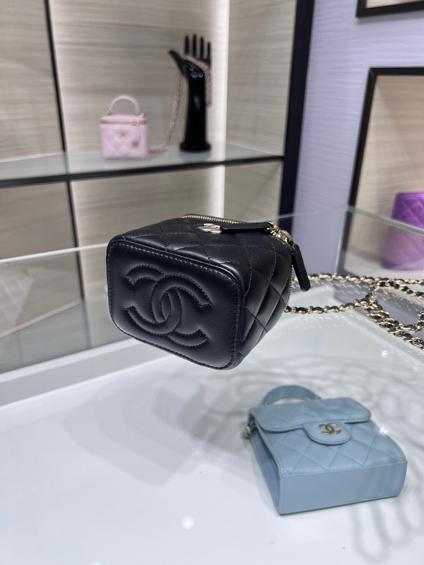 Chanel Mini Vanity noir — réplique – Image 3