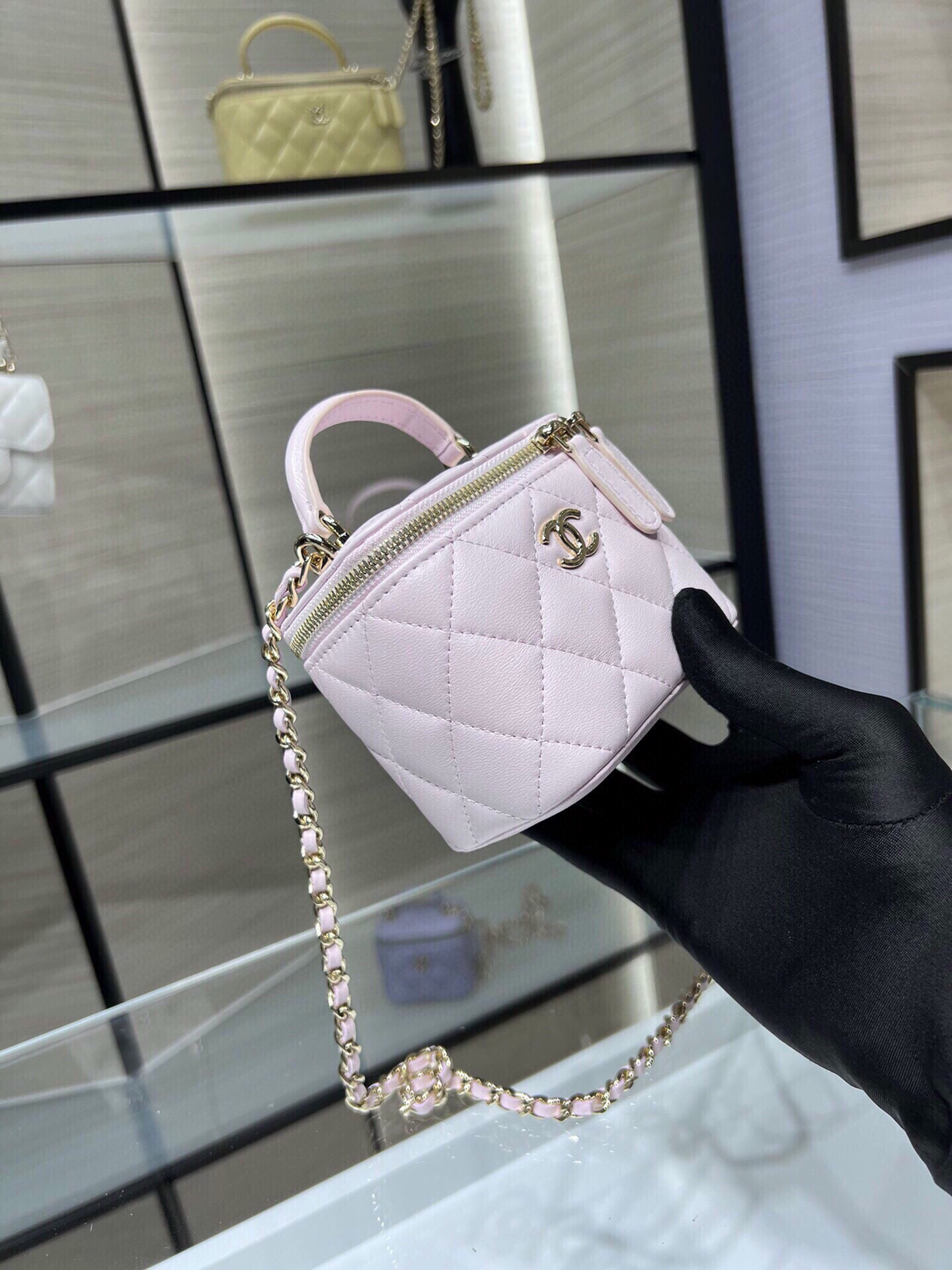 Chanel Mini Vanity Rose — réplique – Image 3