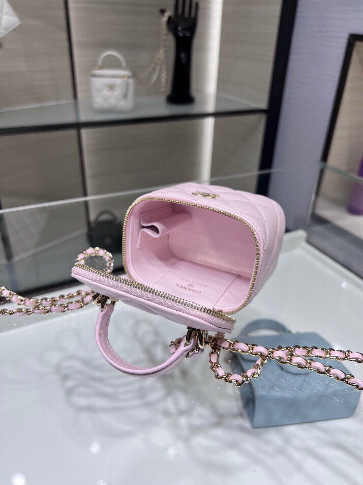 Chanel Mini Vanity Rose — réplique – Image 4