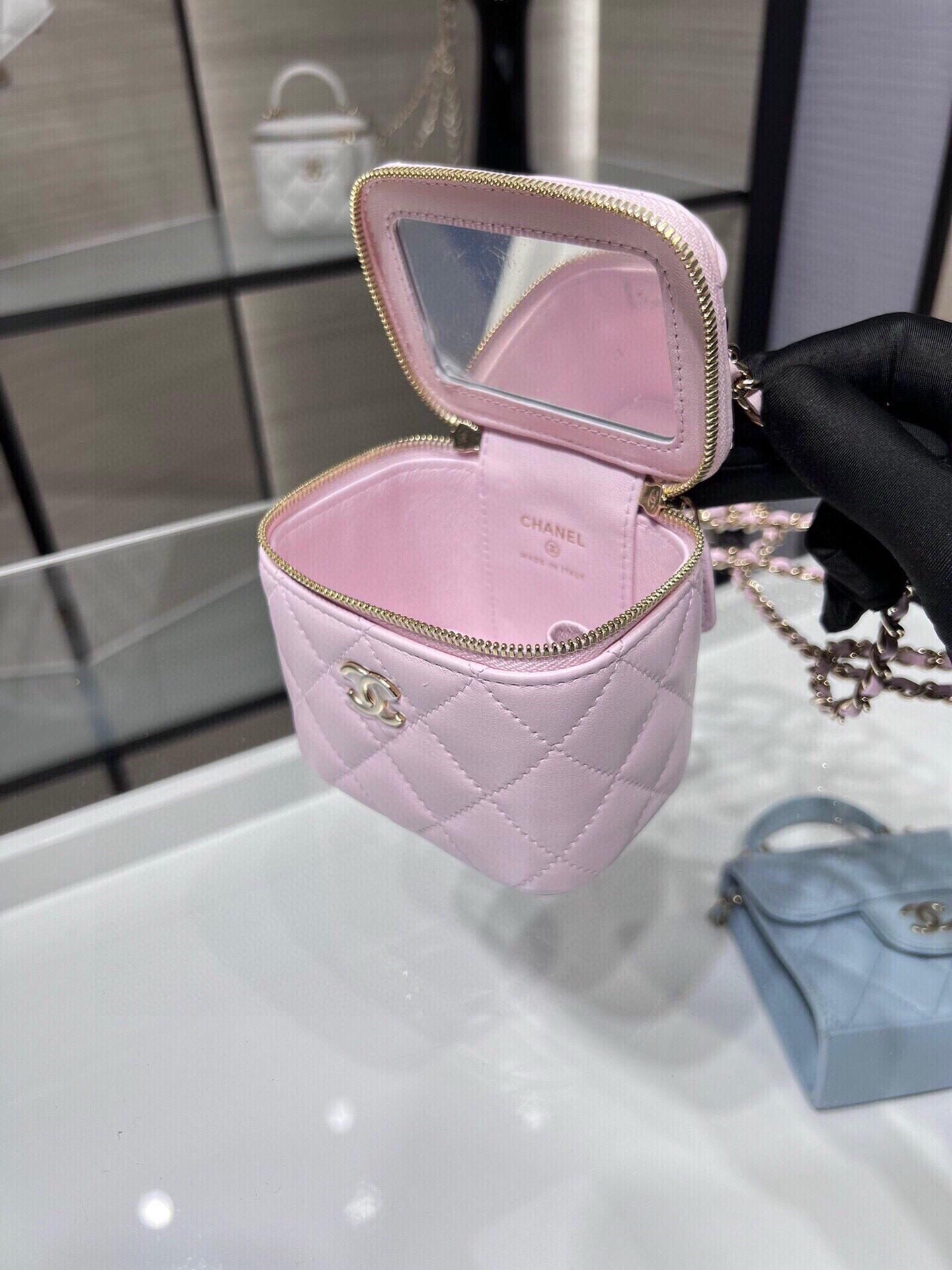Chanel Mini Vanity Rose — réplique – Image 6