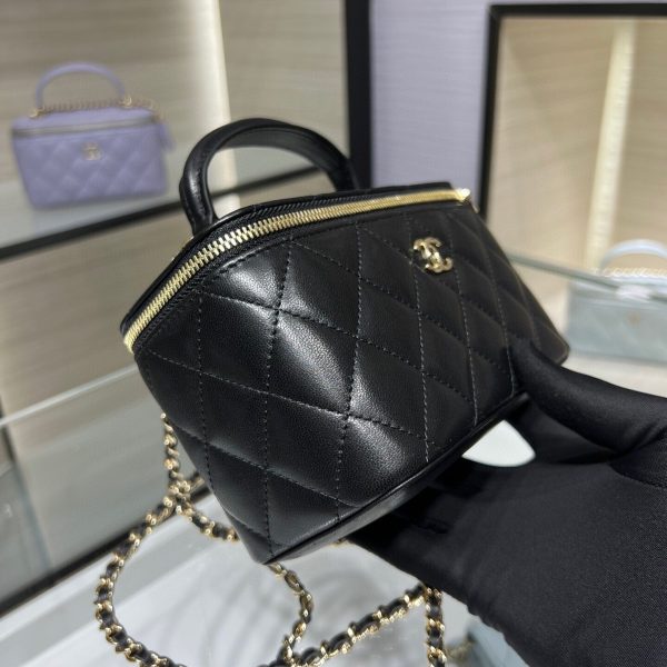 Chanel Long Vanity avec poignée noir — réplique