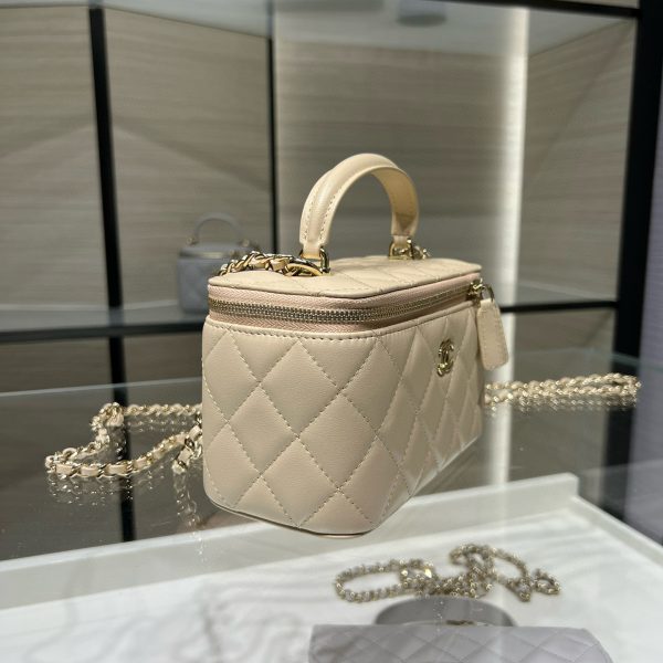 Chanel Long Vanity avec poignée Sandstone — réplique
