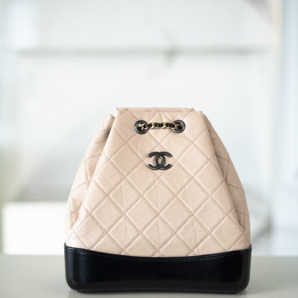 Chanel Gabrielle sac à dos Beige — réplique