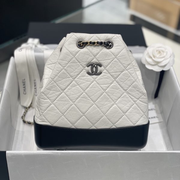 Chanel Gabrielle sac à dos blanc — réplique