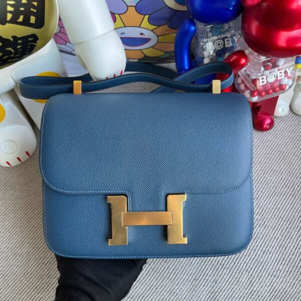 Hermès Constance 18Cm Deep bleu — réplique