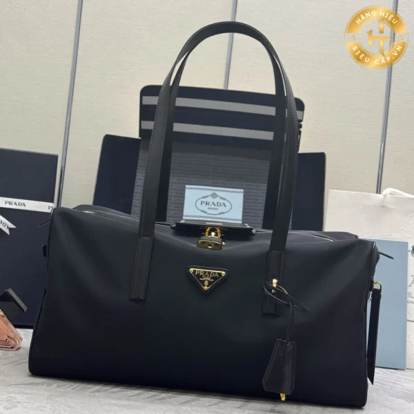 Sac à main Prada marque coloris noir grand format cuir GF564 — réplique