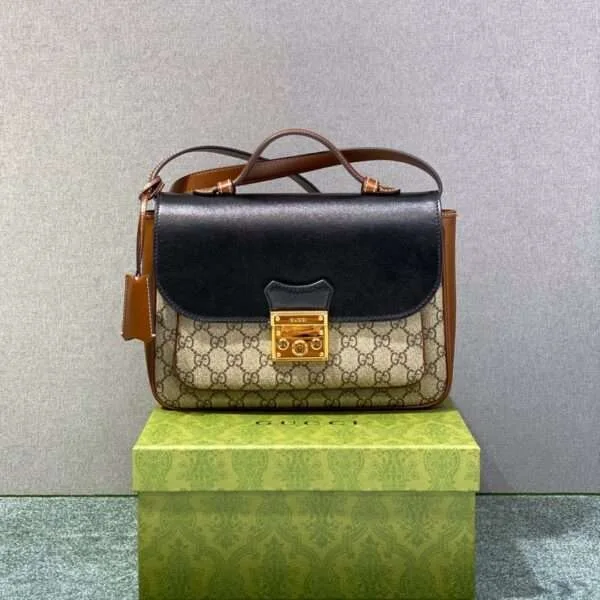 Sac Gucci Padlock anse réplique 11 traditionnel motif 28 cm — réplique