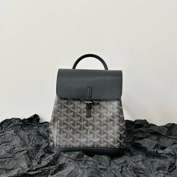 Sac à dos Goyard mini coloris noir Monogram motif taille 23 × 19 cm — réplique