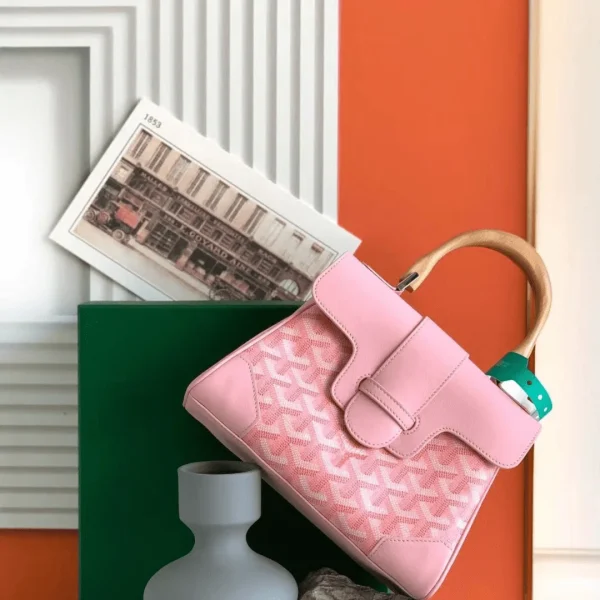 Sac Goyard Saigon coloris rose 11 20 × 15 cm — réplique