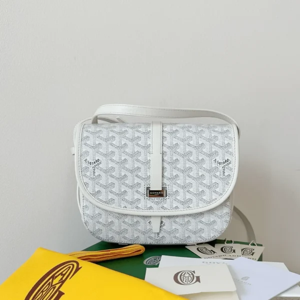 Sac bandoulière Goyard coloris blanc 22 × 16 × 7 cm – pour femme — réplique