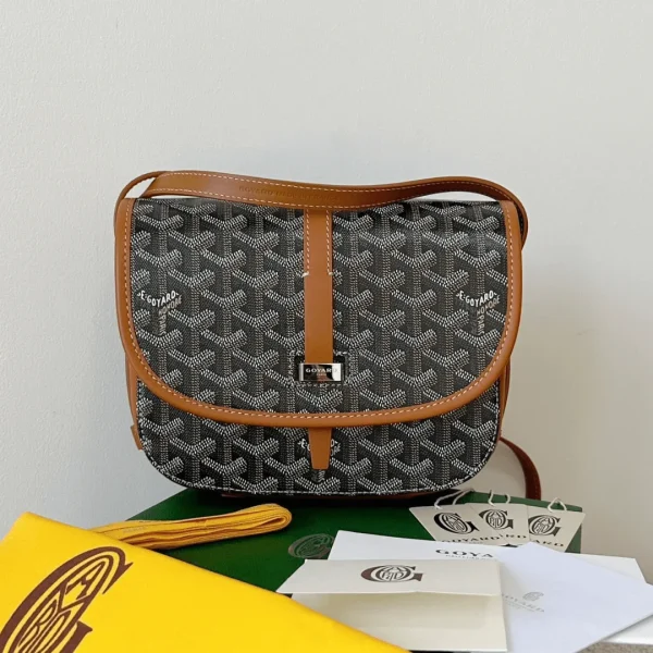 Sac à main Goyard coloris orange cuir motif 22 × 16 × 7 cm – pour femme — réplique