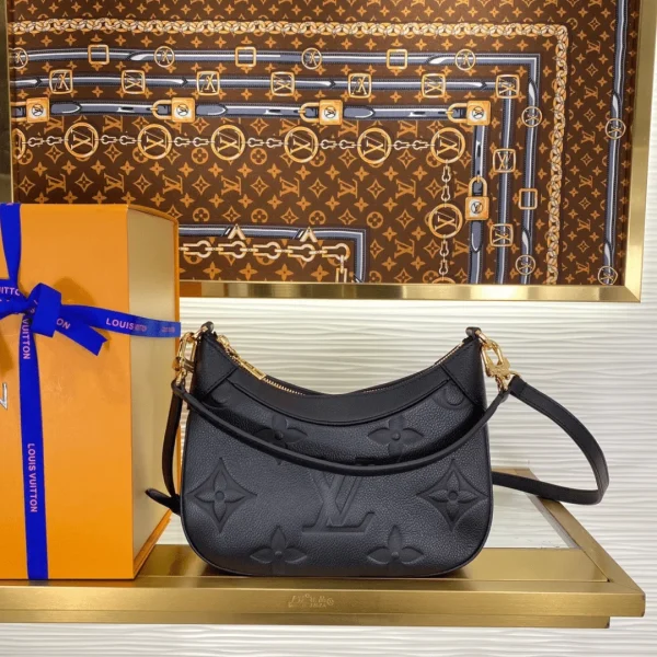 Sac à main Louis Vuitton Bagatelle Monogram coloris noir 24 × 18 cm — réplique