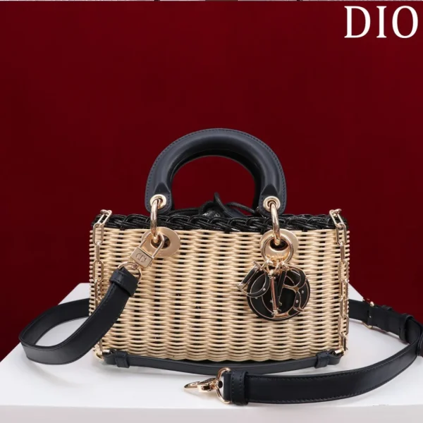 Sac à main Dior D-Joy Lady osier 22 cm — réplique
